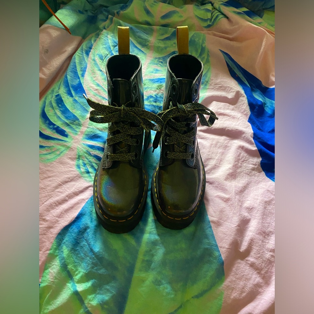 Doc Marten Sparkly platform boots!